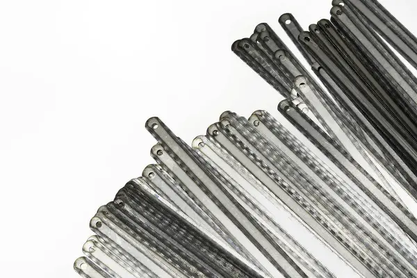 Sanayi Metal Testere Bıçakları Beyaz Arkaplanda