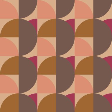 The 70s. retro background. Typical style of the 60s and 70s