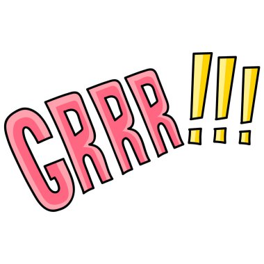 özel karalama metni illüstrasyon resimleri, öfke kabarcık metin ifadeleri