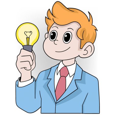 İnsanların ilham ve fikir aldıkları karikatür çizimleri, iş adamları şirket için en iyi satış stratejisini arıyorlar.