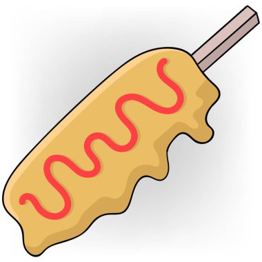 karikatür karalama resim simgesi, mısırlı köpek maması