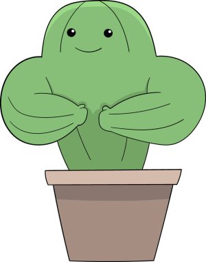 Karikatür çizimleri besin içeriğinin karalaması ve besin vitaminleri bedeni sağlıklı, kaktüsleri ise sağlıklı ve sağlıklı bir şekilde büyütür.