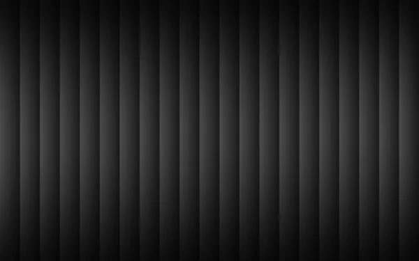 ブラックストライプ鋼金属質感 縦縞と灰色のグラデーションの濃い抽象的な背景 ベクターイラスト — ストックベクタ