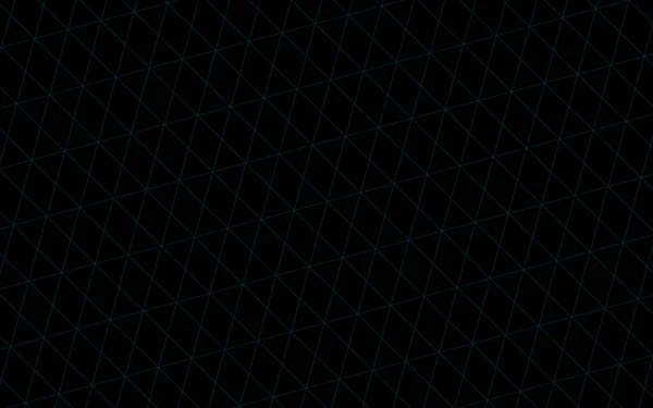 Schwarzes Und Blaues Rautenraster Muster Auf Schwarzem Hintergrund Technologiekonzept Moderne — Stockvektor