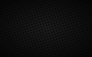 Koyu soyut delikli kare arkaplan. Siyah mozaik görünüm. Modern geometrik vektör dokusu. Basit metalik çizim