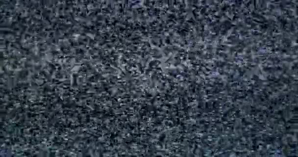 Video Hatası Analog Televizyonun Soyut Sesi Dijital Arıza Görüntü Sinyalinde — Stok video