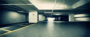 Modern otoparkın 3 boyutlu tasarımı