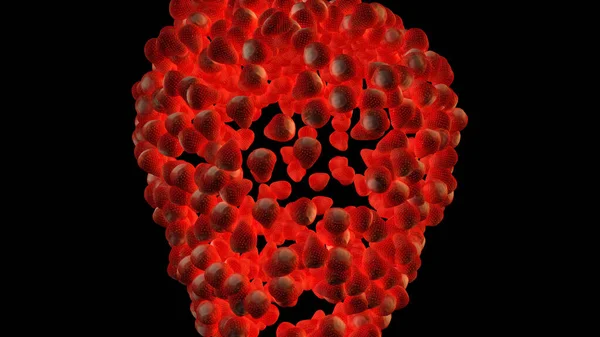 Красная Клубника Изолированная Черном Фоне — стоковое фото