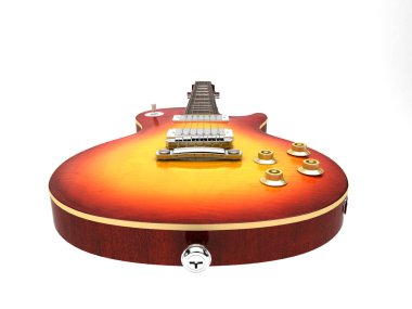 Gitarın 3D detaylı çizimi