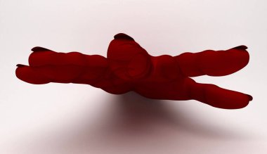 3D insan eli çizimi