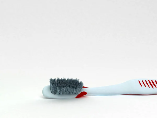 Brush Teeth White Background — Stock Photo, Image