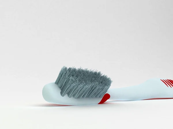 Brush Teeth White Background — Stock Photo, Image