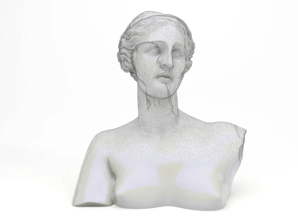 Жіноча Скульптура Ілюстрація — стокове фото