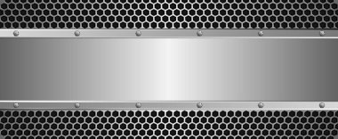 ızgaralı uzun metal panel