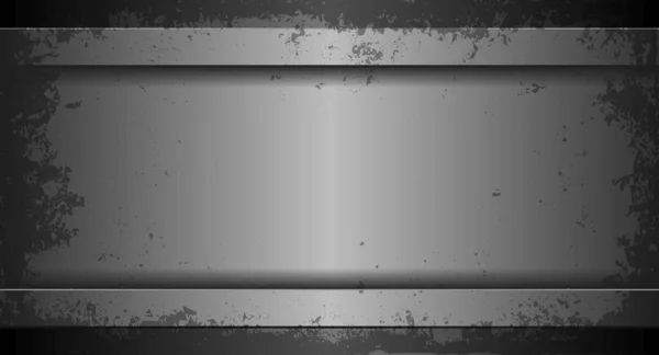グランジメタルの背景 ベクトルイラスト — ストックベクタ