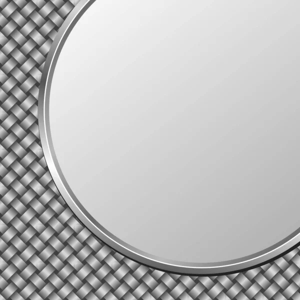 Серый Узор Круглой Пластиной — стоковый вектор