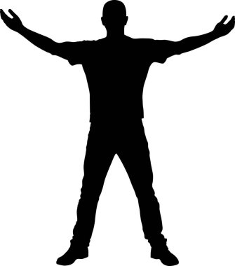 Elleri geniş erkek.