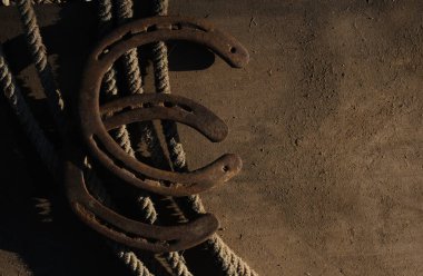 Kırsal ahşap dokusuna ve at nallarına sahip batı endüstrisi geçmişi.