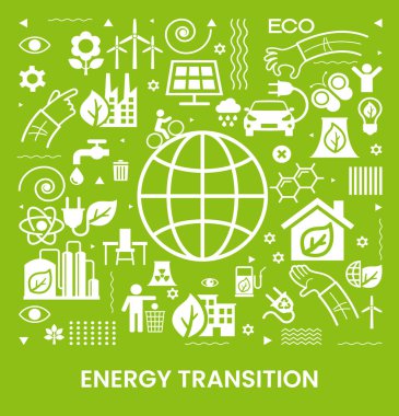 GERGİ TANSİTİM. Çevre dostu dünya konseptine geçiş. Ekoloji bilgisi. Yeşil güç üretimi. Yenilenebilir alternatif enerjiye geçiş.