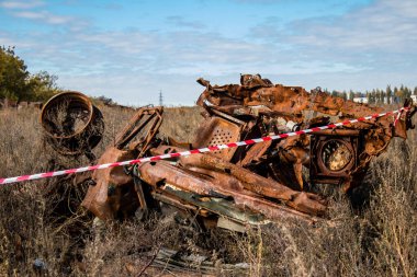 Ukrayna 'daki savaş - 26 Ekim 2022 Ukrayna' da Kherson yakınlarında, Rus ordusu yenildikten sonra, Ukrayna taarruzu bir başarı ve sayısız Rus kaybı oldu.