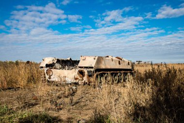 Ukrayna 'daki savaş - 26 Ekim 2022 Ukrayna' da Kherson yakınlarında, Rus ordusu yenildikten sonra, Ukrayna taarruzu bir başarı ve sayısız Rus kaybı oldu.