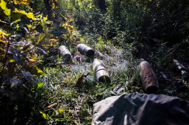 Ukrayna 'daki savaş - 26 Ekim 2022 Ukrayna' da Kherson yakınlarında, Rus ordusu yenildikten sonra, Ukrayna taarruzu bir başarı ve sayısız Rus kaybı oldu.