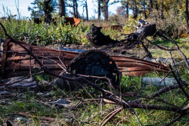 Ukrayna 'daki savaş - 26 Ekim 2022 Ukrayna' da Kherson yakınlarında, Rus ordusu yenildikten sonra, Ukrayna taarruzu bir başarı ve sayısız Rus kaybı oldu.