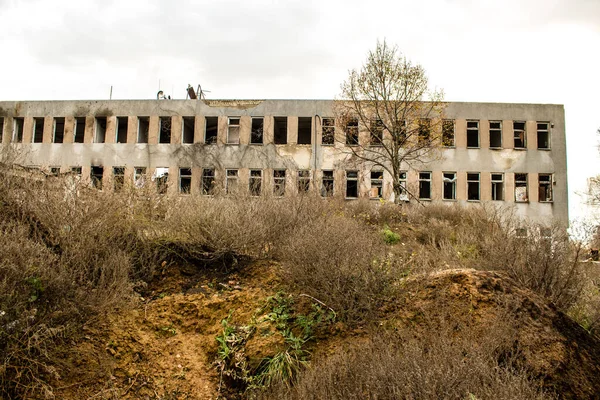 Zničení Mezinárodního Letiště Cherson Chornobaivce Které Nachází Chersonově Oblasti Ukrajině — Stock fotografie
