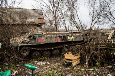 Ukrayna ordusu Ukrayna 'nın Donbass bölgesindeki Terny' de konuşlandı. Burası cephe hattı. Rus ordusu Ukrayna 'yı işgal etti.
