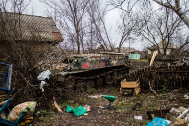Ukrayna ordusu Ukrayna 'nın Donbass bölgesindeki Terny' de konuşlandı. Burası cephe hattı. Rus ordusu Ukrayna 'yı işgal etti.