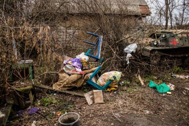 Ukrayna ordusu Ukrayna 'nın Donbass bölgesindeki Terny' de konuşlandı. Burası cephe hattı. Rus ordusu Ukrayna 'yı işgal etti.