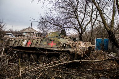 Ukrayna ordusu Ukrayna 'nın Donbass bölgesindeki Terny' de konuşlandı. Burası cephe hattı. Rus ordusu Ukrayna 'yı işgal etti.