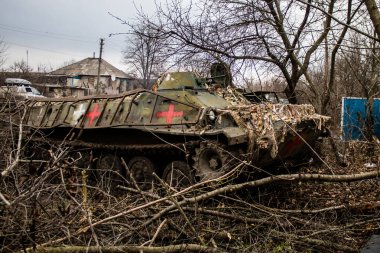 Ukrayna ordusu Ukrayna 'nın Donbass bölgesindeki Terny' de konuşlandı. Burası cephe hattı. Rus ordusu Ukrayna 'yı işgal etti.