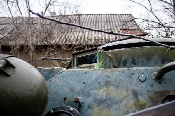 Ουκρανικός Στρατός Είναι Τοποθετημένος Στο Terny Στο Donbass Στην Ουκρανία — Φωτογραφία Αρχείου