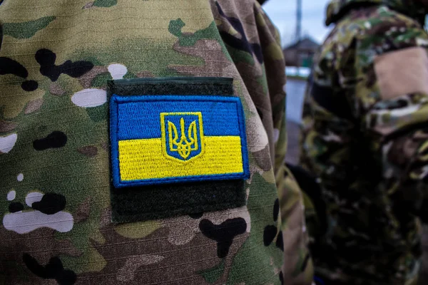 Pavel 'in portresi, Ukrayna, Donbas' ta çalışan Çek bir askeri doktor. Carpathian Sich Taburunun bir parçası ve savaş alanındaki yaralı askerleri tedavi ediyor.