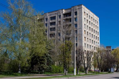 Sloviansk şehri, Donetsk Oblastı, ön cepheye yakın. Rus ordusu Ukrayna 'yı işgal etti ve savaş alanı haline gelen bu bölgede ağır çatışmalar yaşanıyor..