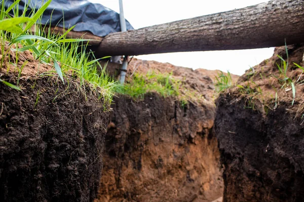 113. Harkiv Savunma Tugayı 'nın 209. Taburu' nun siperleri. Bu tugayın görevi Rus ordusunun tam önünde mevzilenmek ve tüm düşman saldırılarını püskürtmek..
