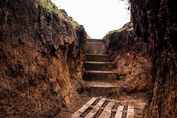 113. Harkiv Savunma Tugayı 'nın 209. Taburu' nun siperleri. Bu tugayın görevi Rus ordusunun tam önünde mevzilenmek ve tüm düşman saldırılarını püskürtmek..