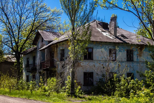 Niu York Şehri Donbass Bahkmut Birkaç Kilometre Mesafede Yer Almaktadır — Stok fotoğraf