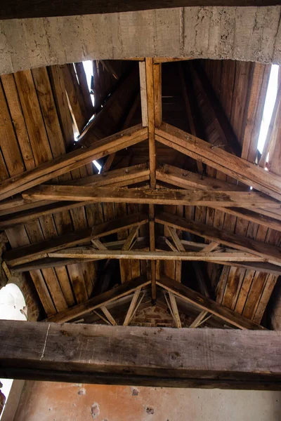 stock image The Orthodox Svyato Heorhiy Ivs monastery located in Dolyna village was destroyed in a shelling by the Russian army. Religious monuments are not spared by the fighting that raged in the region and this is a major cultural loss.