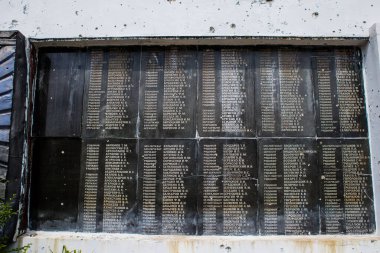 İkinci Dünya Savaşı 'nda Dolyna köyü yakınlarında hayatını kaybeden askerlere adanmış Sovyet anıtı Ukrayna' daki Izyum Muharebesi sırasında ağır hasar gördü. Savaş bölgelerindeki tarihi anıtlar bağışlanmadı ve hasar önemli ölçüde arttı..