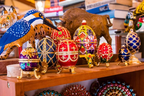 Warsaw Poland May 2023 Decorative Objects Various Gift Sold Souvenir — Stock Photo, Image