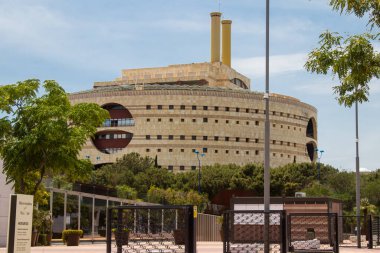 Sevilla, İspanya - Haziran 06, 2023 Sevilla şehir merkezi, sembolik bir şehir ve Endülüs 'ün başkenti.