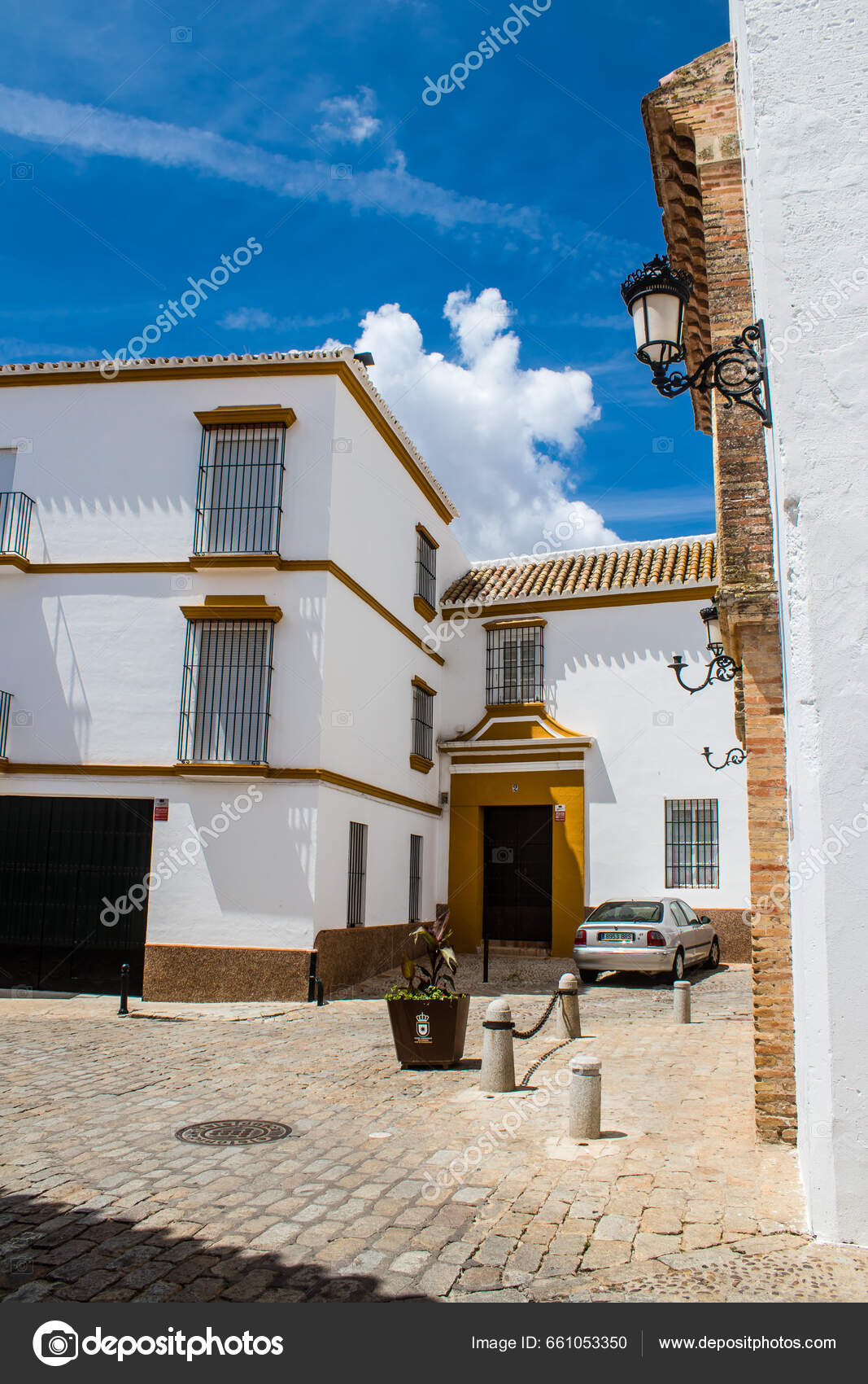 Carmona Spain June 2023 Architecture Cityscape Carmona's Town View Narrow — Foto editorial de