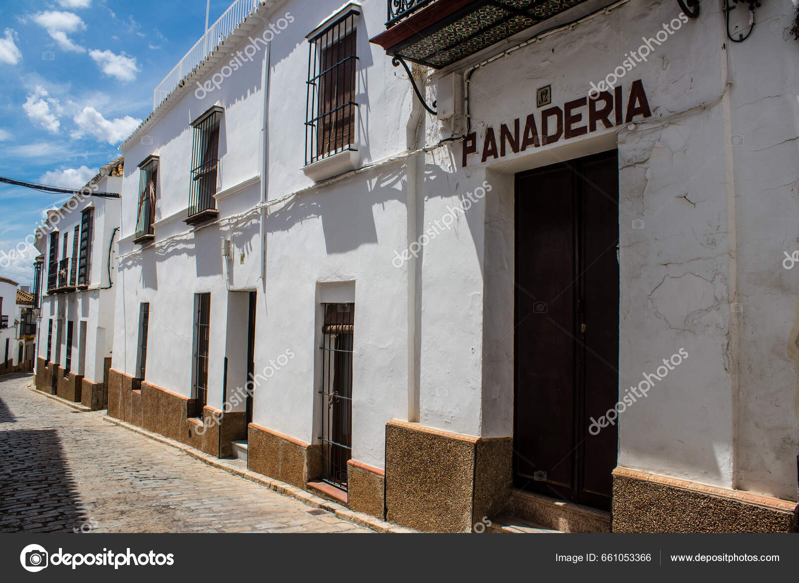 Carmona Spain June 2023 Architecture Cityscape Carmona's Town View Narrow Stock Editorial