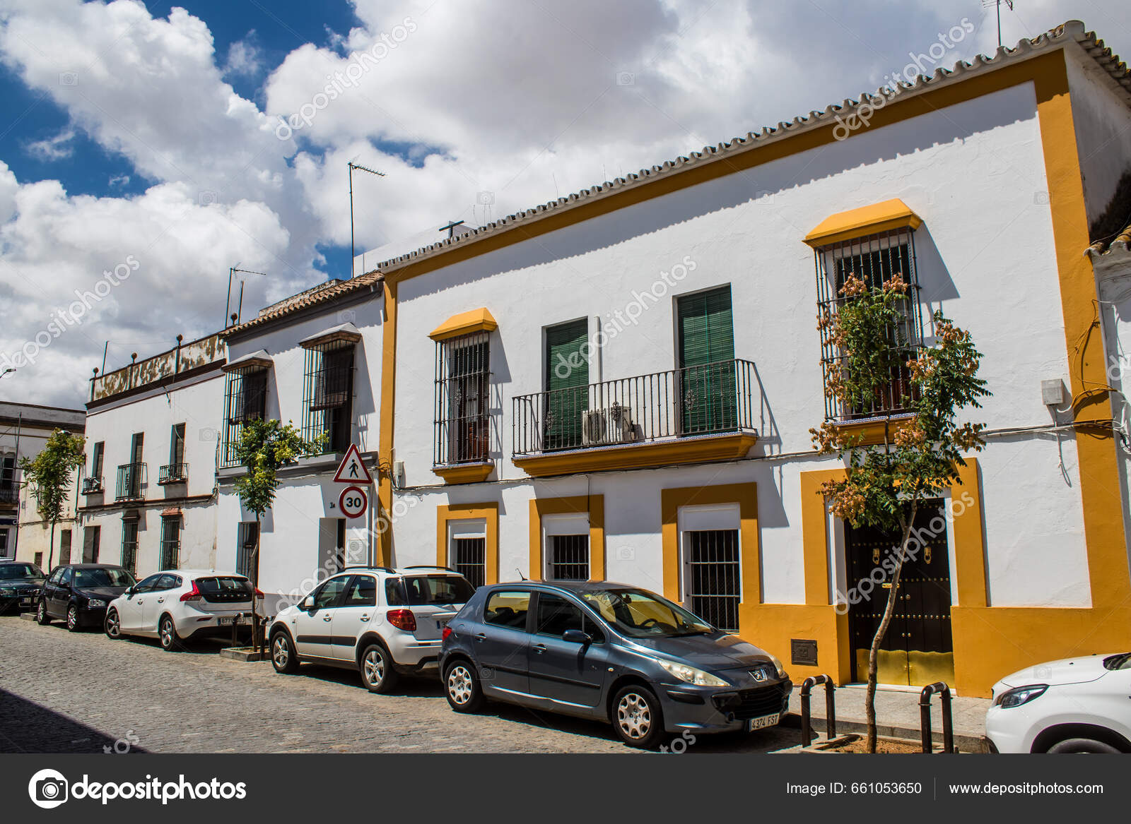 Carmona Spain June 2023 Architecture Cityscape Carmona's Town View Narrow — Foto editorial de