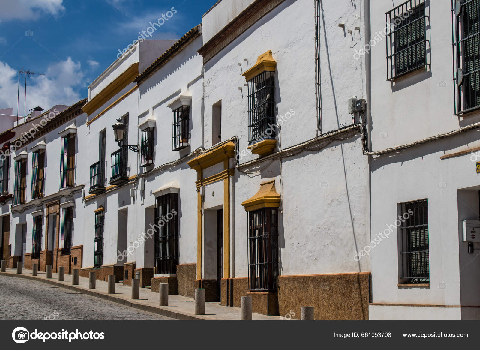 Carmona Spain June 2023 Architecture Cityscape Carmona's Town View Narrow Stock Editorial