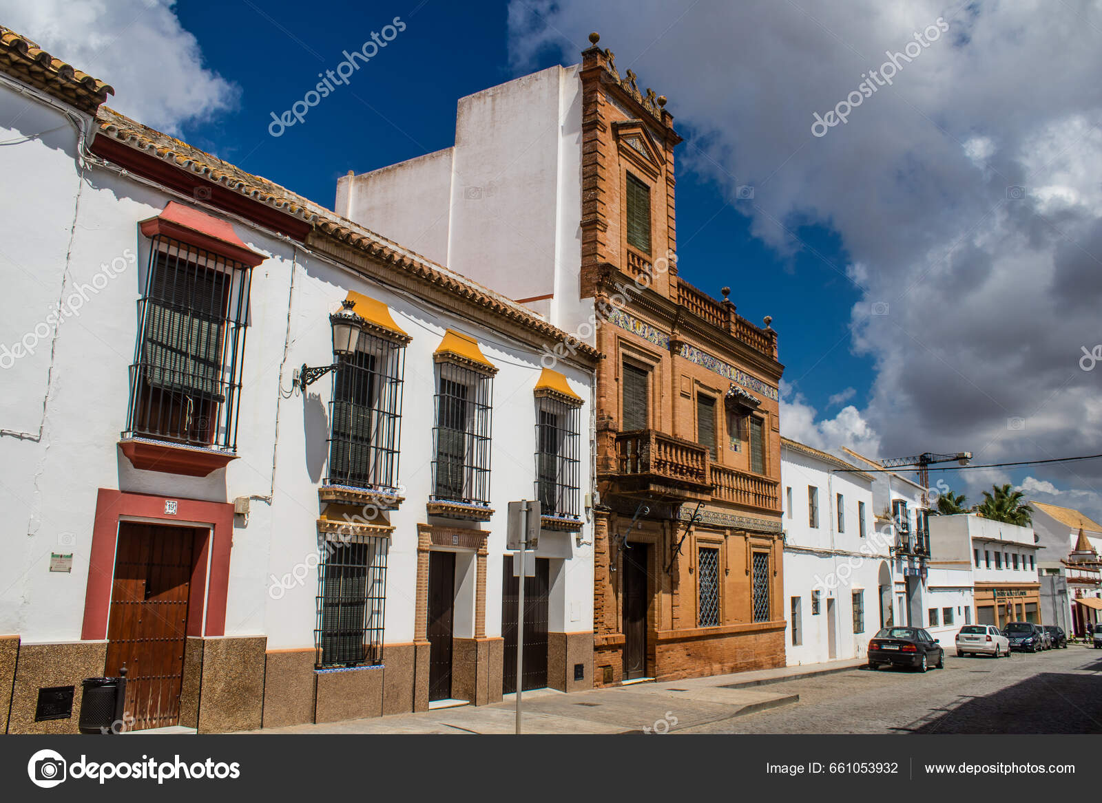 Carmona Spain June 2023 Architecture Cityscape Carmona's Town View Narrow — Foto editorial de