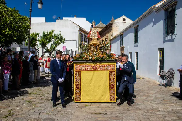 Carmona España Junio 2023 Ciudadano Honorario Que Participa Fiesta Del — Foto de Stock