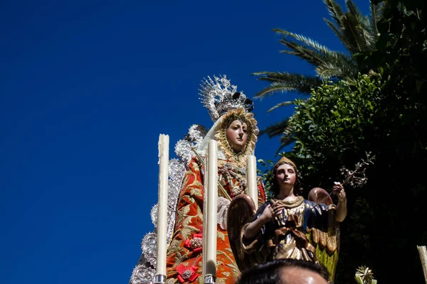 Carmona Espanha Junho 2023 Artefatos Religiosos Católicos Usados Durante Festa — Fotografia de Stock